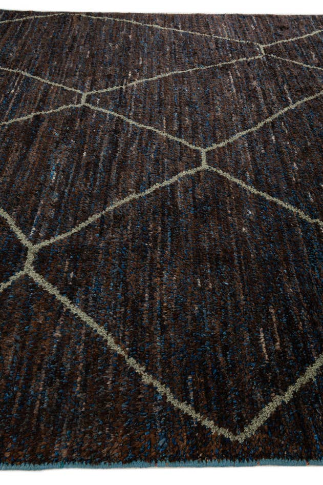 Detail image of 8' 4 x 10' 2 Hand Knotted Moroccan Wool Rug