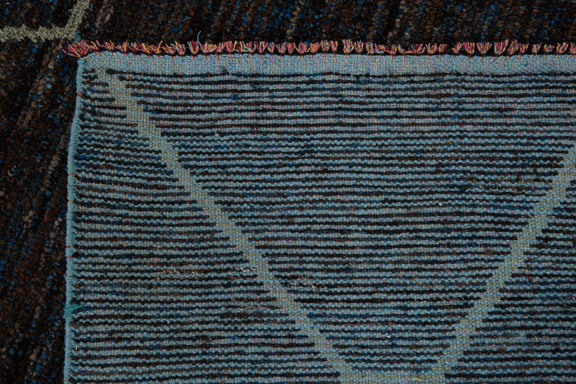 8' 4 x 10' 2 Hand Knotted Moroccan Wool Rug