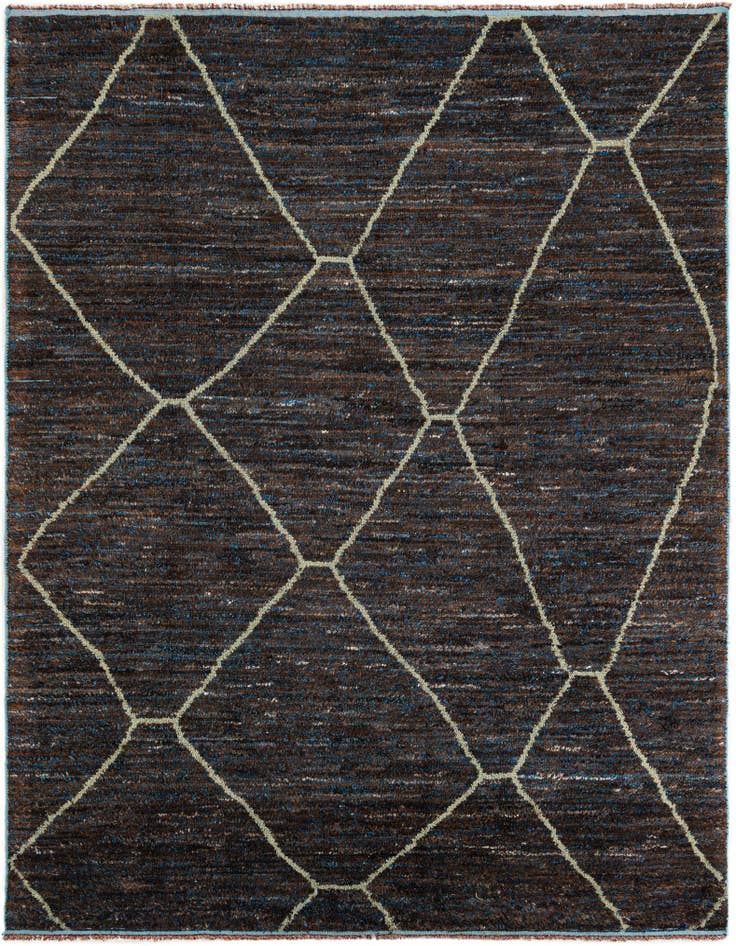 Detail image of 8' 4 x 10' 2 Hand Knotted Moroccan Wool Rug