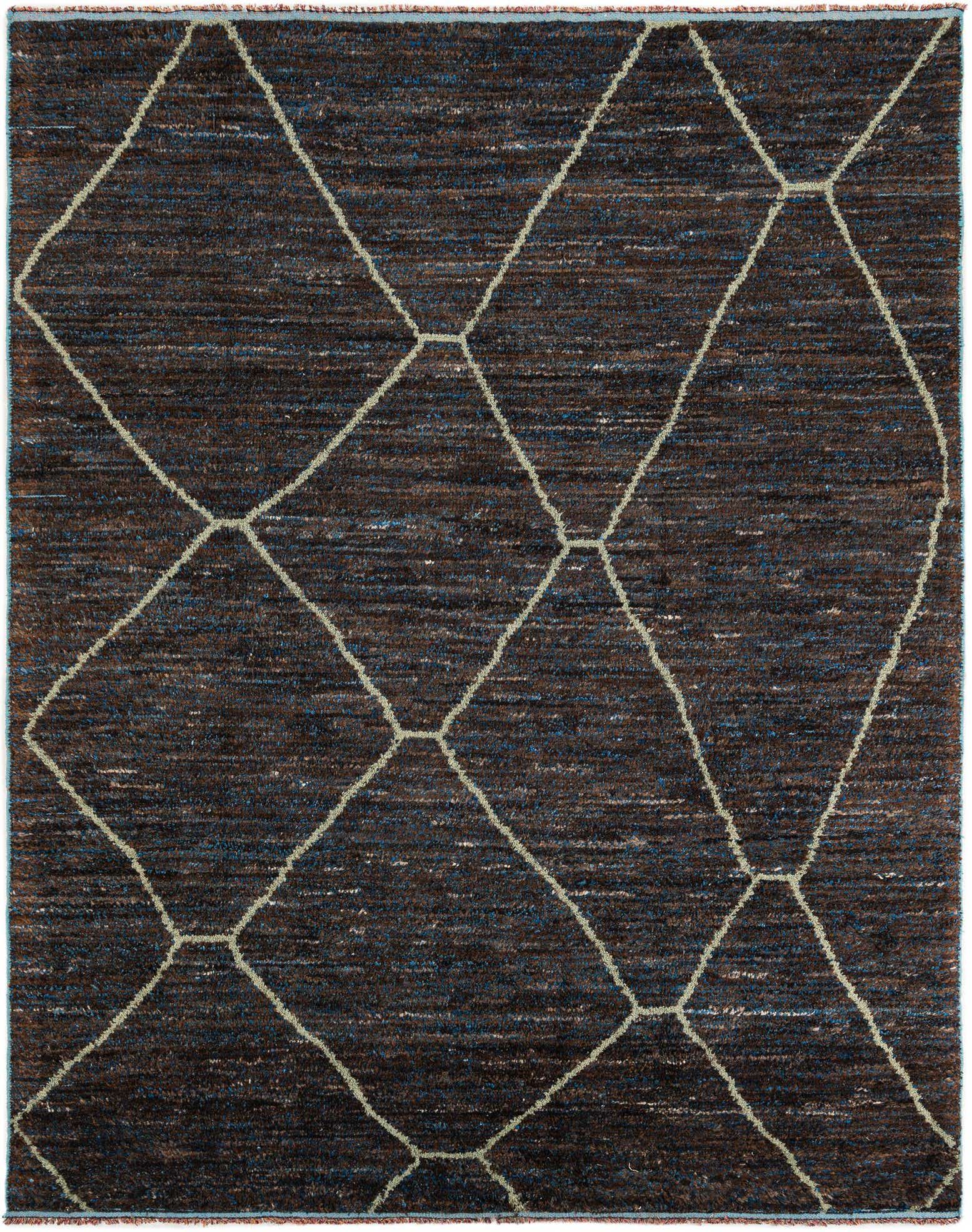 8' 4 x 10' 2 Hand Knotted Moroccan Wool Rug