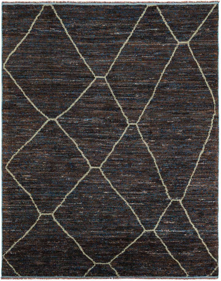 8' 4 x 10' 2 Hand Knotted Moroccan Wool Rug