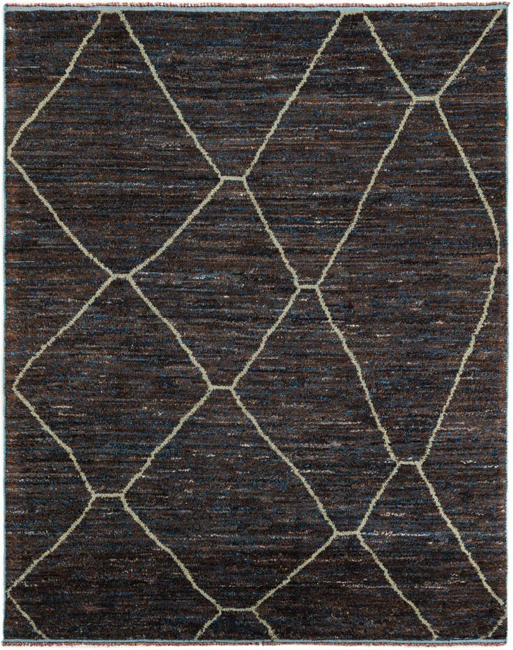 Detail image of 8' 4 x 10' 2 Hand Knotted Moroccan Wool Rug