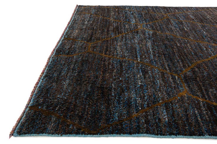 Detail image of 5' 10 x 8' 9 Hand Knotted Moroccan Wool Rug
