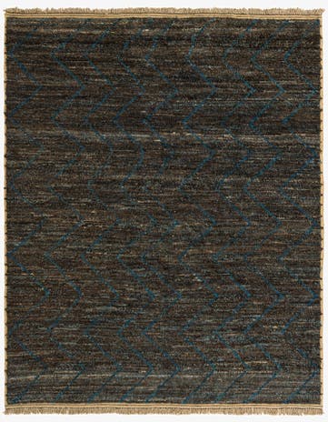 8' 5 x 10' 9 Hand Knotted Moroccan Wool Rug