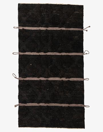 5' x 9' 4 Hand Knotted Moroccan Wool Rug