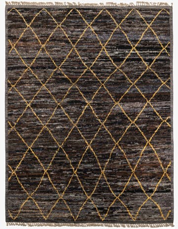 8' 6 x 11' 3 Hand Knotted Moroccan Wool Rug