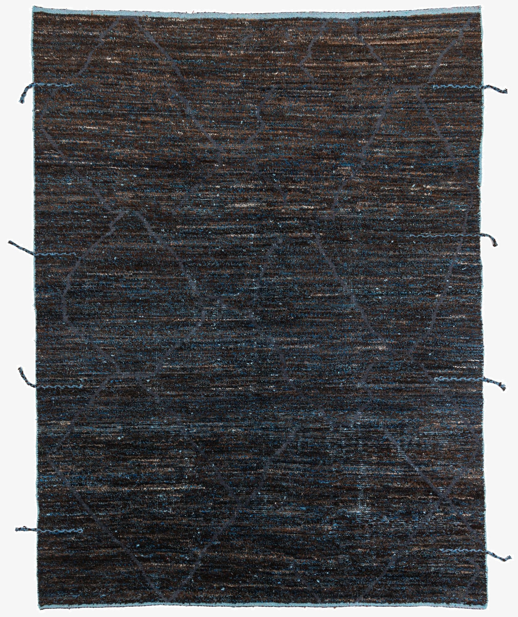 7' 9 x 10' 1  Hand Knotted Moroccan Wool Rug