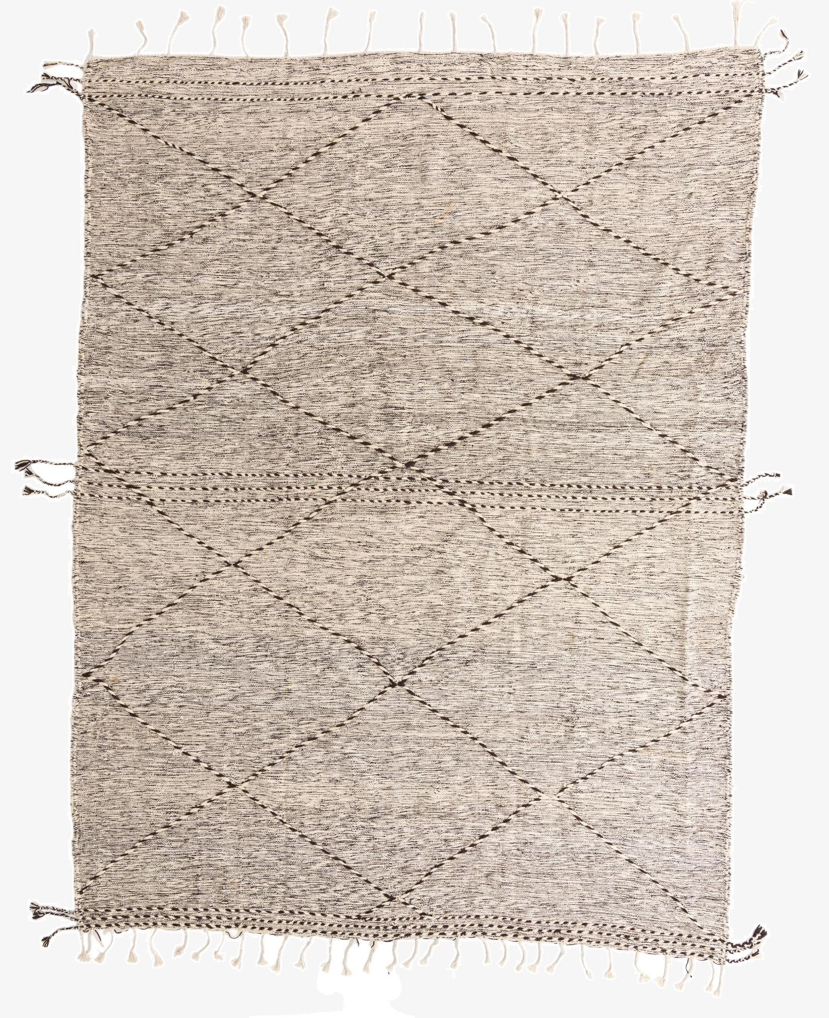 9' 8 x 13'  Hand Knotted Moroccan Wool Rug