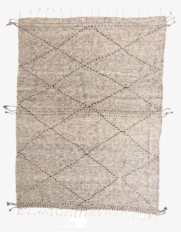 9' 8 x 13' Hand Knotted Moroccan Wool Rug