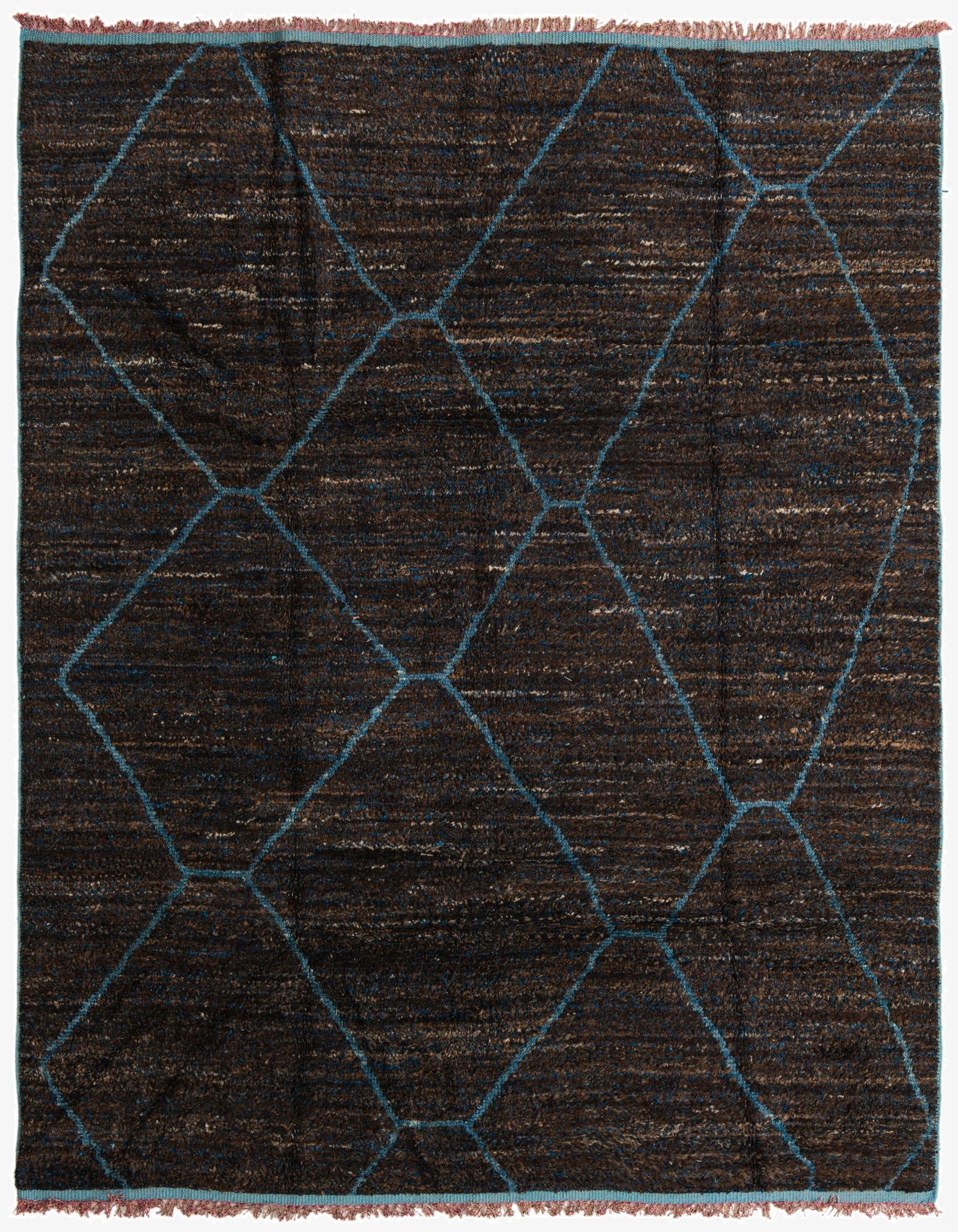 Primary image 8' x 10'  Hand Knotted Moroccan Wool Rug