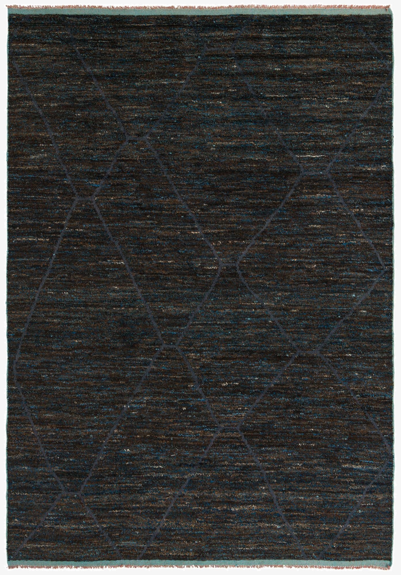 8' 10 x 12' 8  Hand Knotted Moroccan Wool Rug