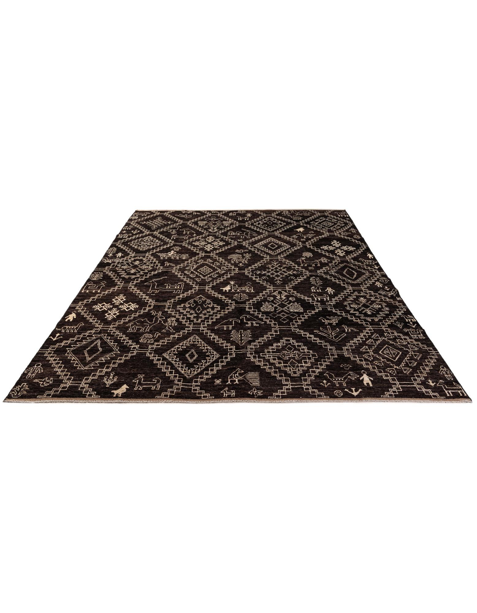 10' 2 x 14' 2 Hand Knotted Oushak Wool Rug