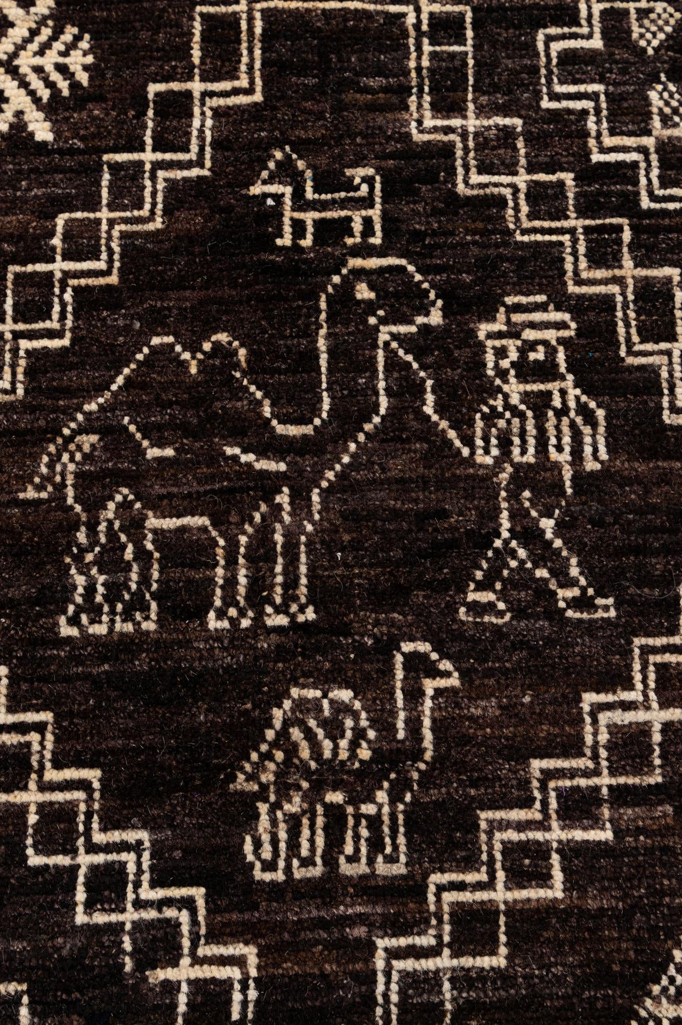 10' 2 x 14' 2 Hand Knotted Oushak Wool Rug