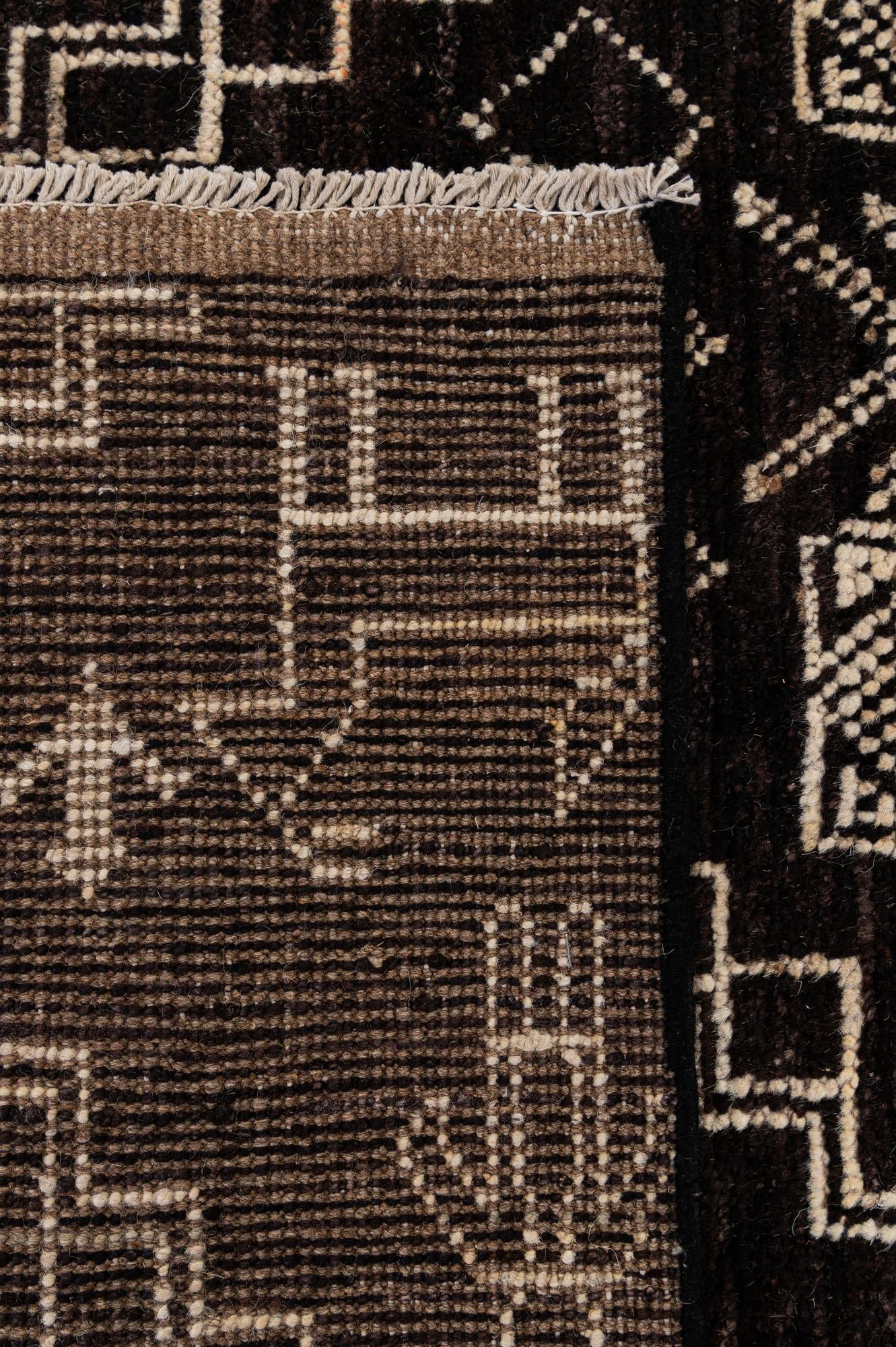 10' 2 x 14' 2 Hand Knotted Oushak Wool Rug