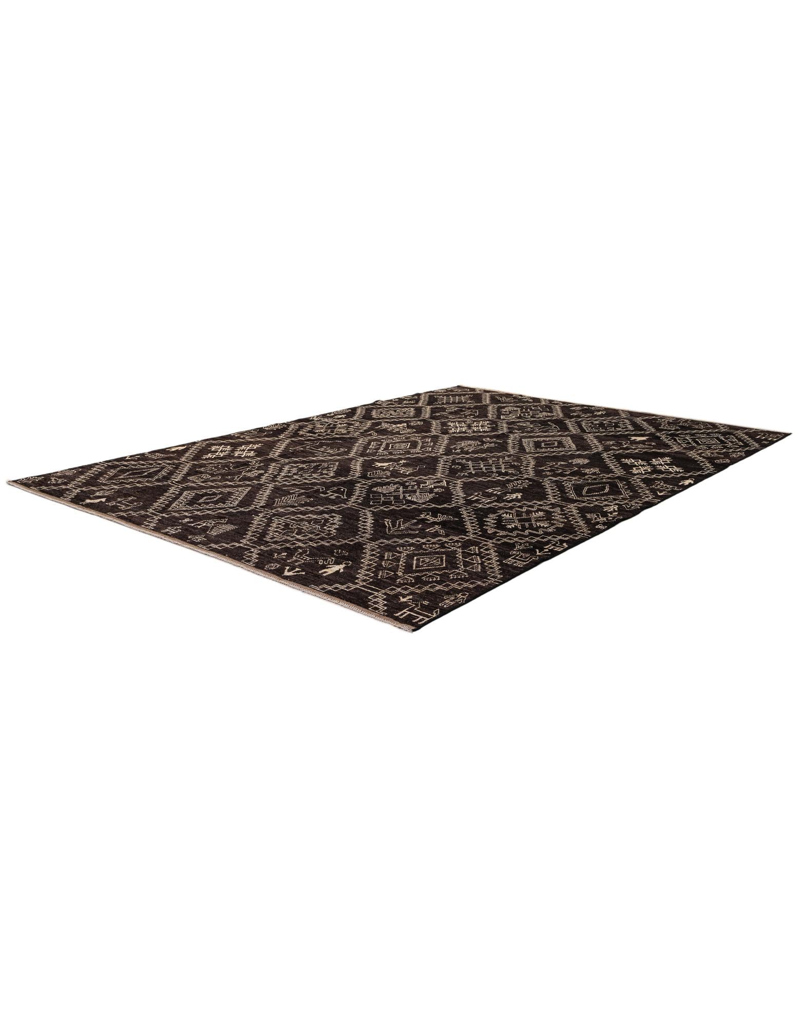 10' 2 x 14' 2 Hand Knotted Oushak Wool Rug