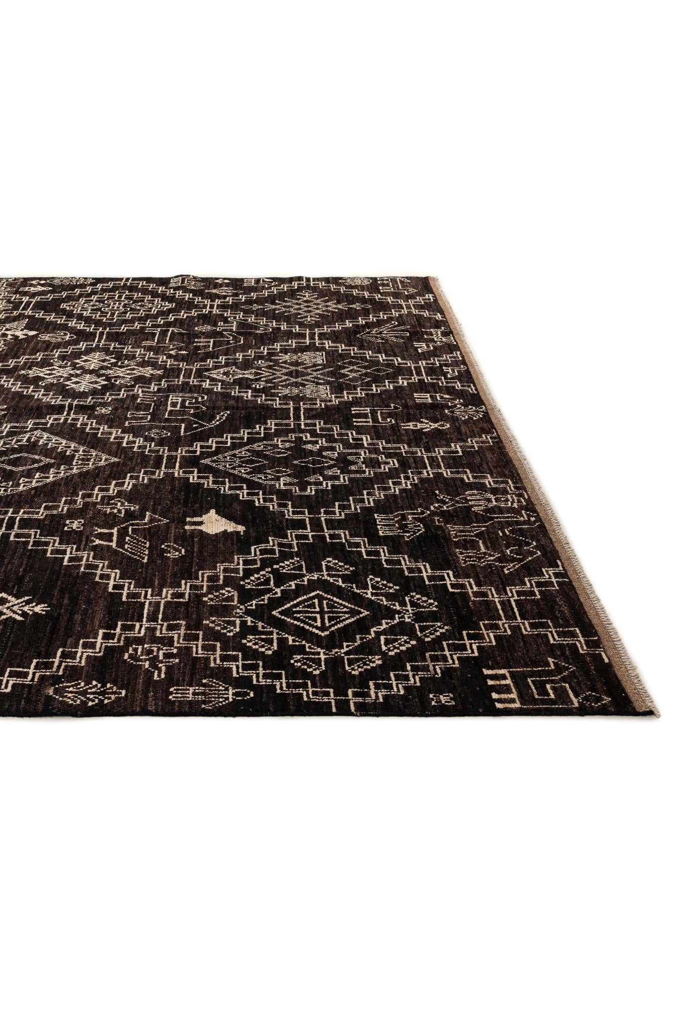 10' 2 x 14' 2 Hand Knotted Oushak Wool Rug
