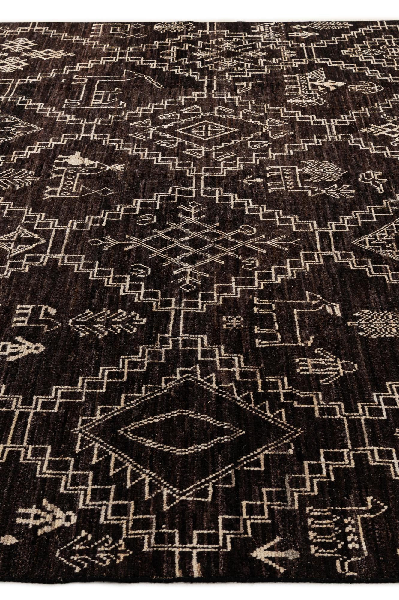 10' 2 x 14' 2 Hand Knotted Oushak Wool Rug