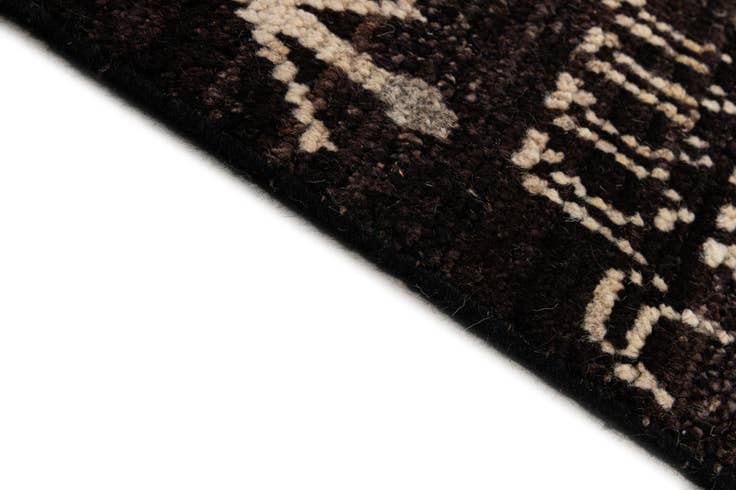 Detail image of 10' 2 x 14' 2 Hand Knotted Oushak Wool Rug