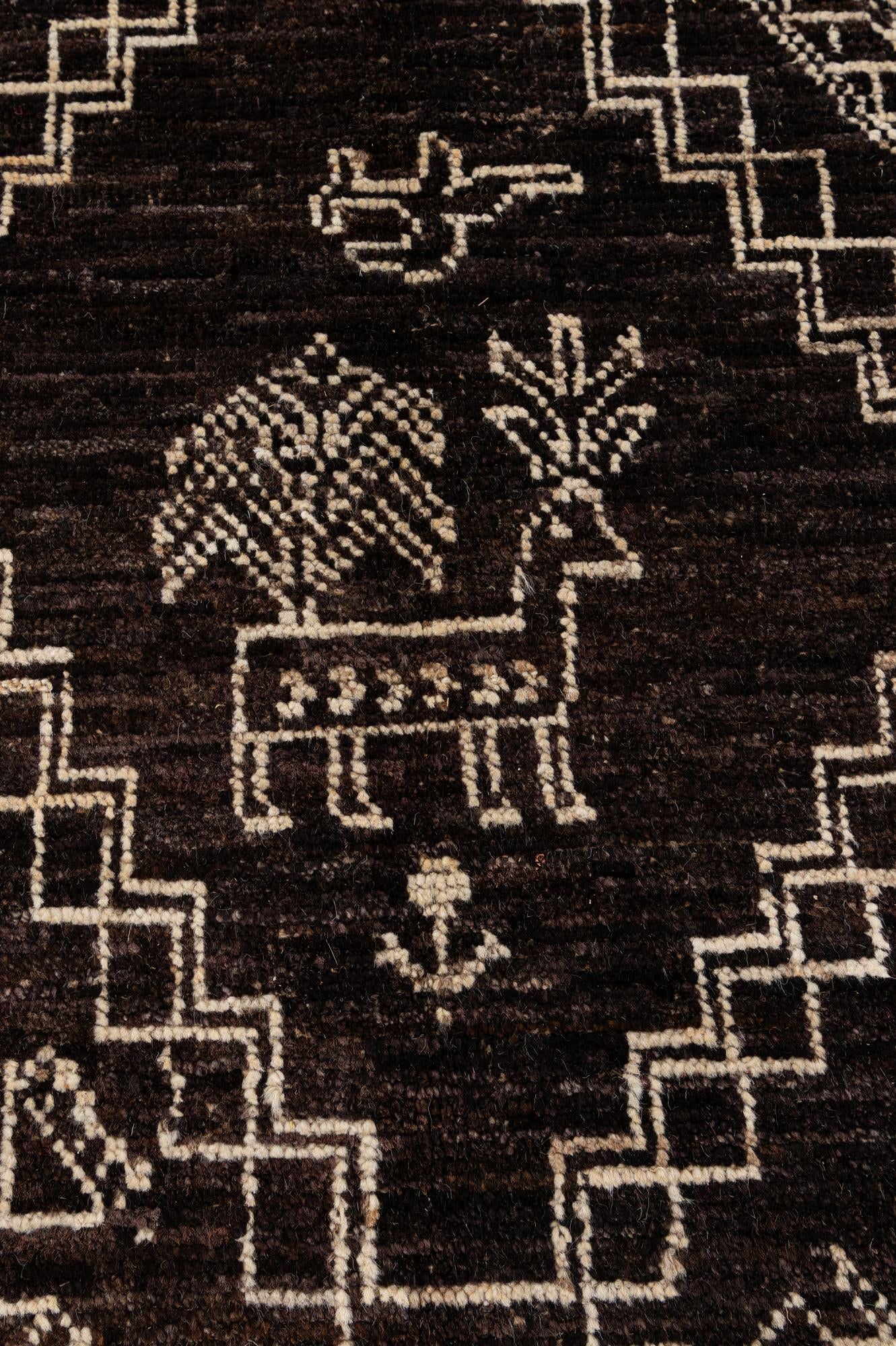 10' 2 x 14' 2 Hand Knotted Oushak Wool Rug