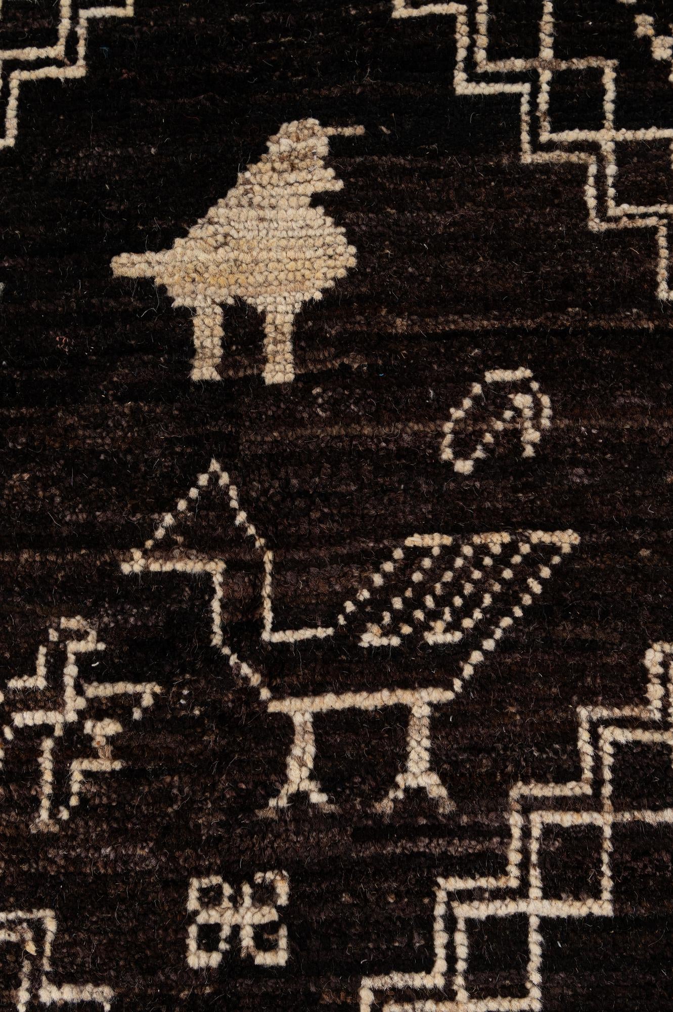 10' 2 x 14' 2 Hand Knotted Oushak Wool Rug