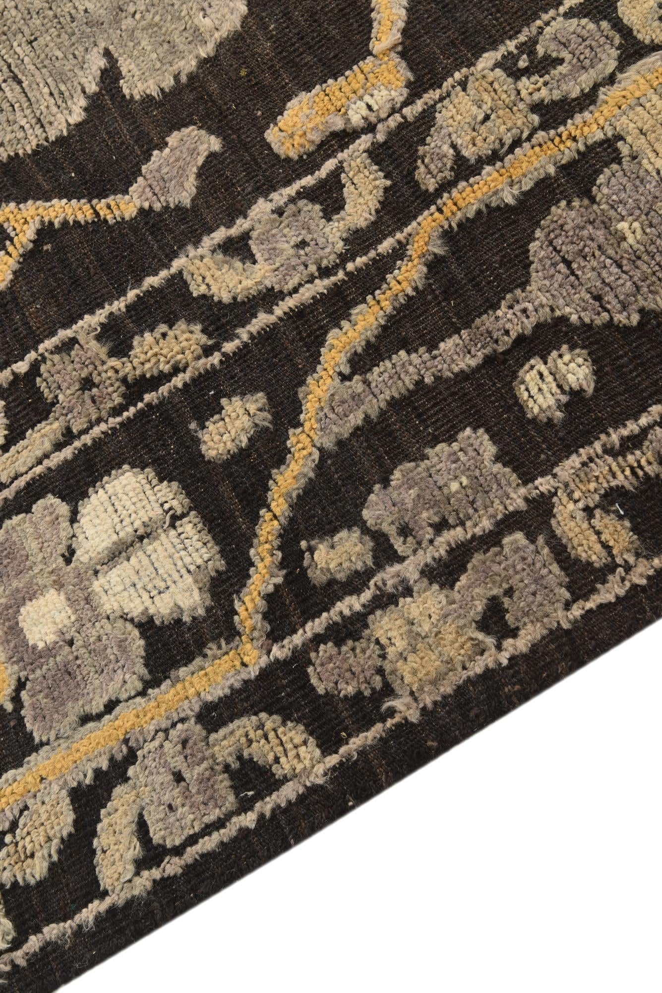 9' 2 x 12' 3 Hand Knotted Oushak Wool Rug
