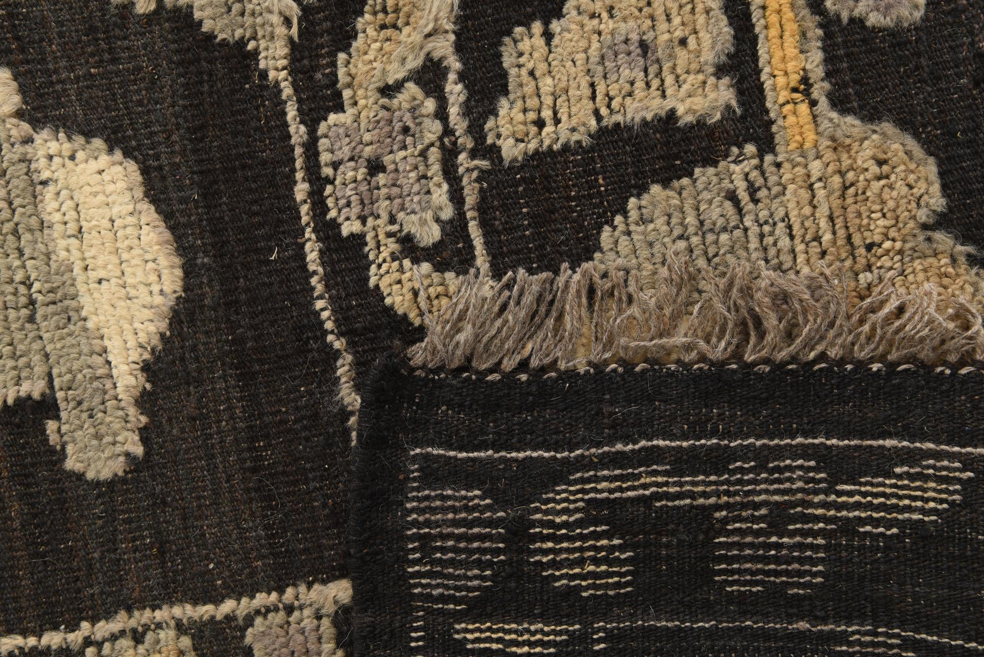 9' 2 x 12' 3 Hand Knotted Oushak Wool Rug