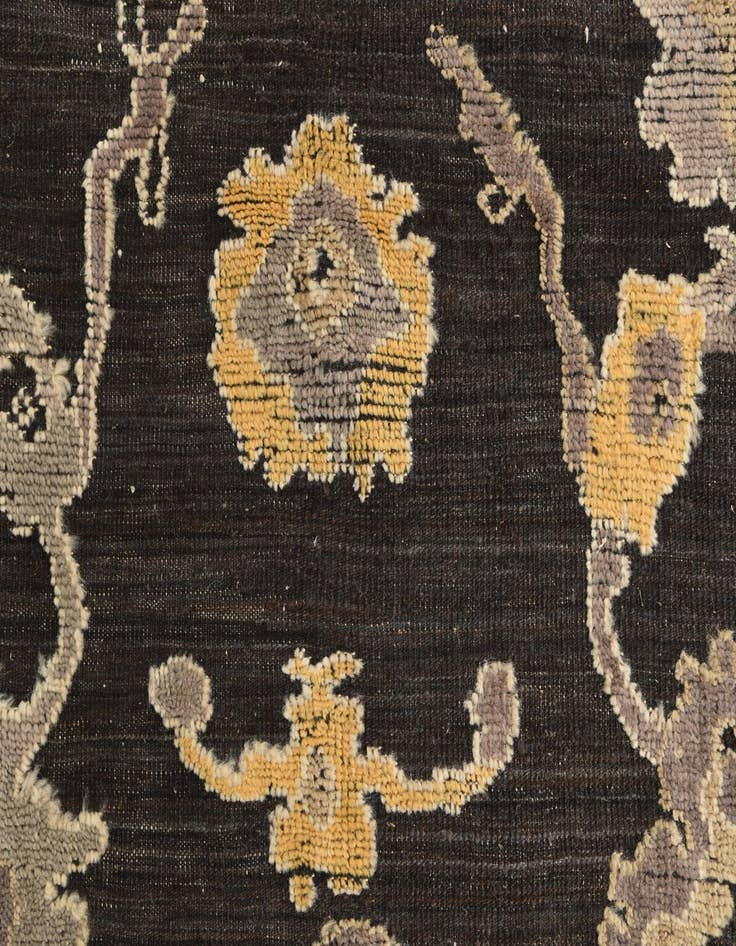 Detail image of 9' 1 x 12' 1  Hand Knotted Oushak Wool Rug