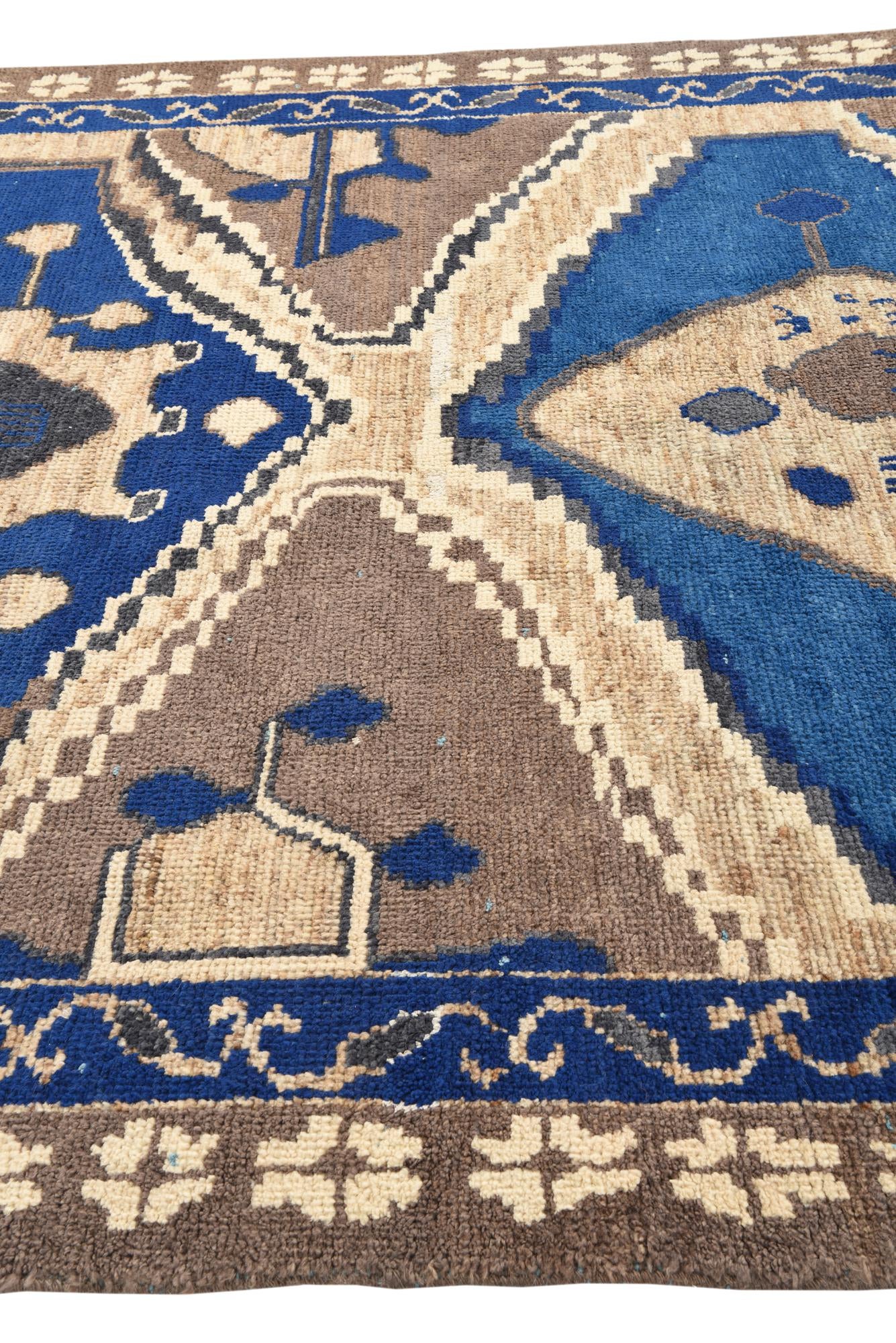 8' x 10' Hand Knotted Oushak Wool Rug