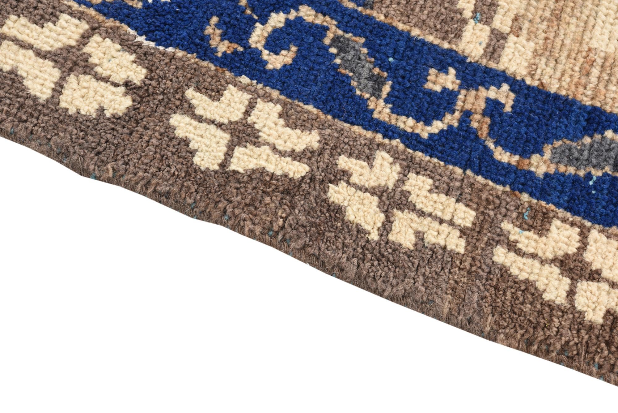 8' x 10' Hand Knotted Oushak Wool Rug