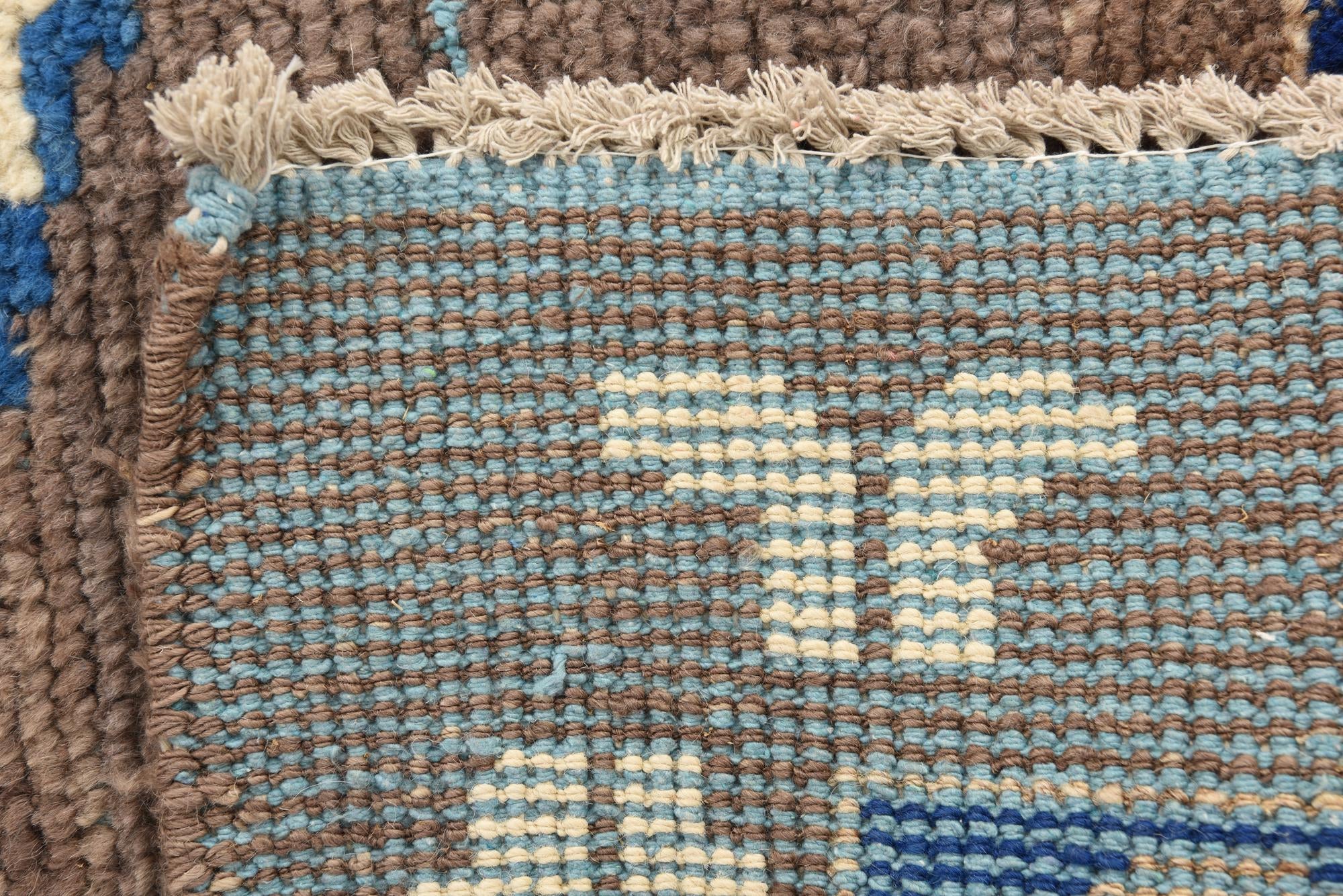8' x 10' Hand Knotted Oushak Wool Rug