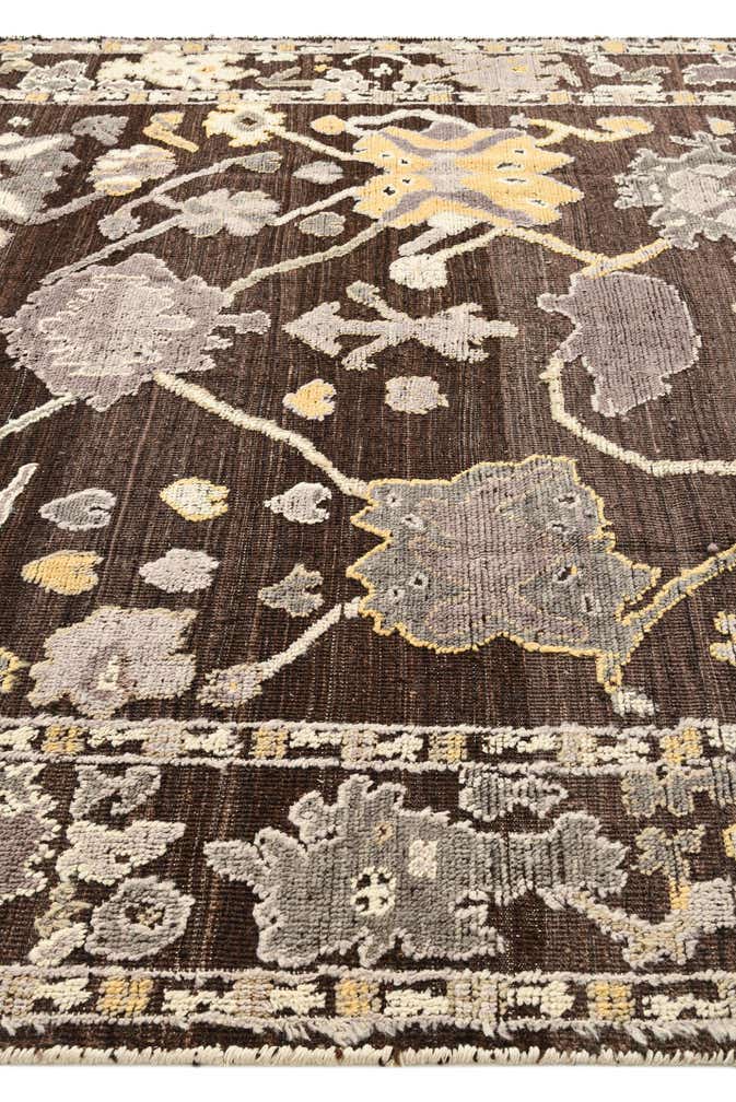 8' 5 x 10' 3 Hand Knotted Oushak Wool Rug
