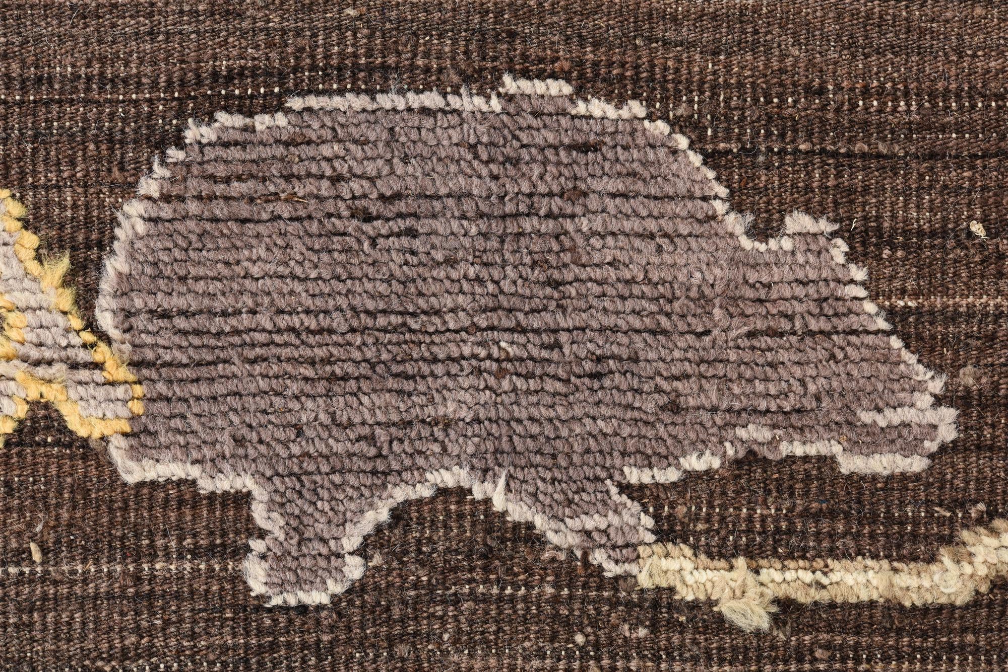 8' 5 x 10' 3 Hand Knotted Oushak Wool Rug