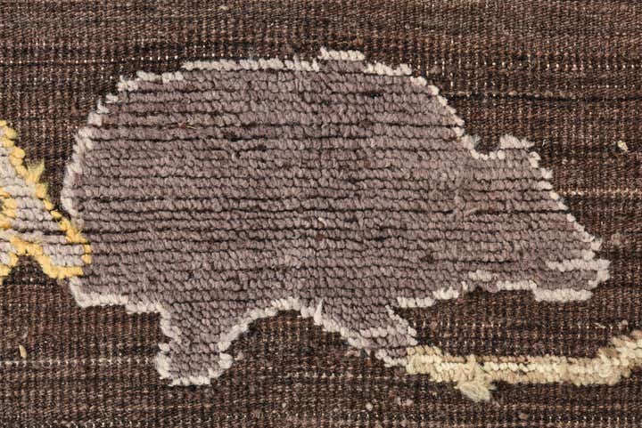 8' 5 x 10' 3 Hand Knotted Oushak Wool Rug