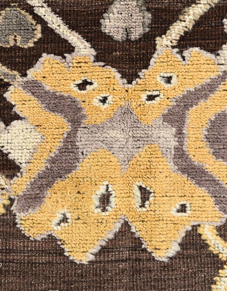 Detail image of 8' 5 x 10' 3  Hand Knotted Oushak Wool Rug