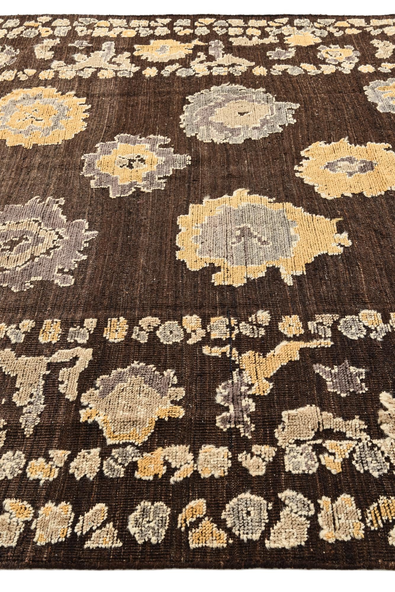 8' 4 x 10' 4 Hand Knotted Oushak Wool Rug