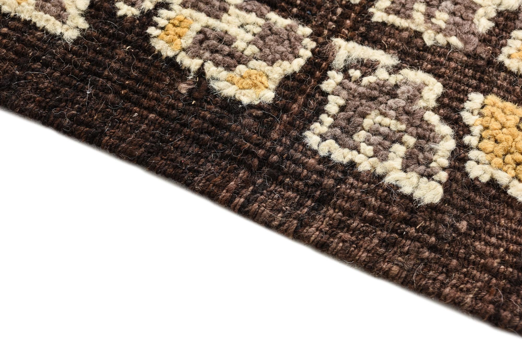 8' 2 x 10' 6 Hand Knotted Oushak Wool Rug