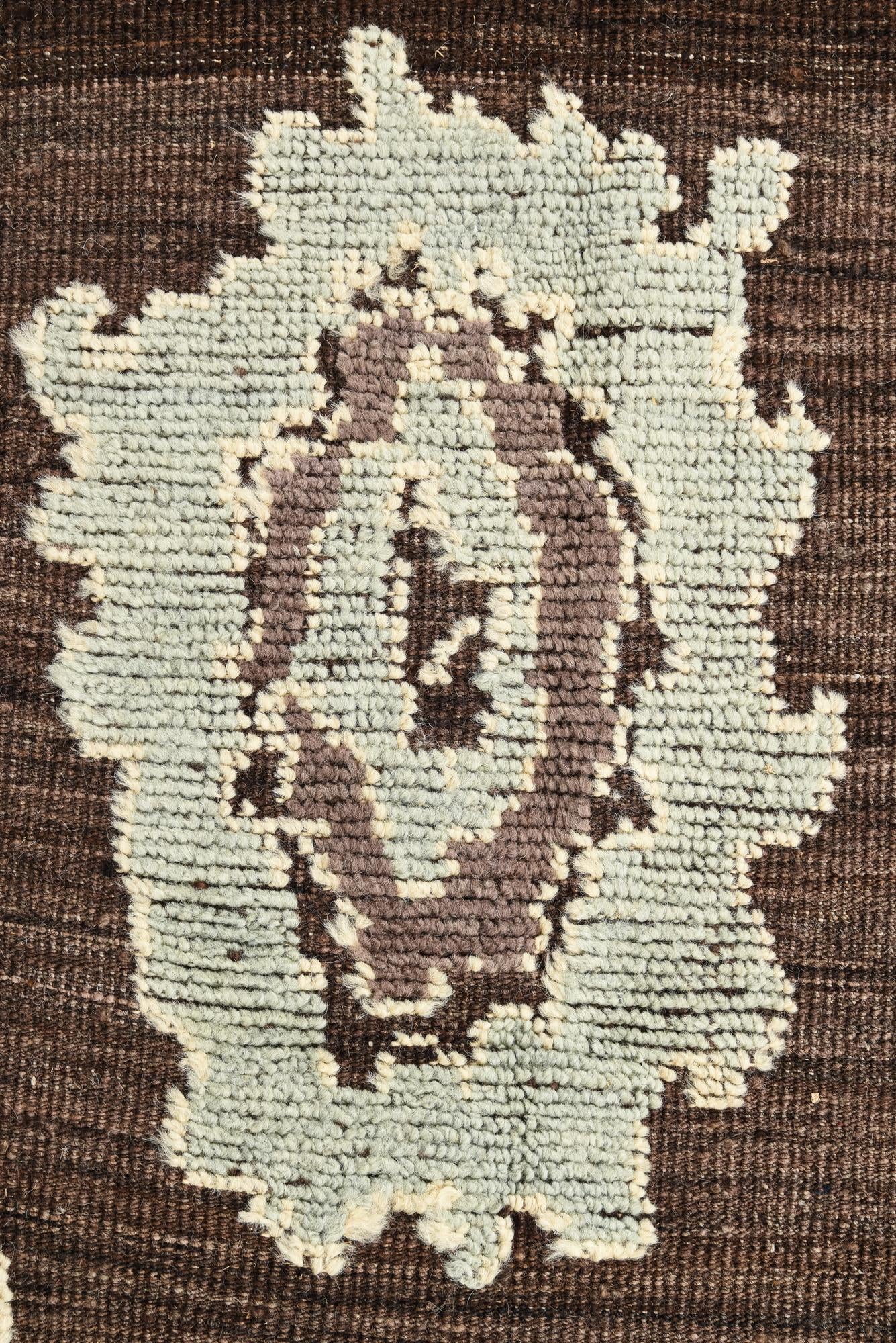 8' 2 x 10' 6 Hand Knotted Oushak Wool Rug