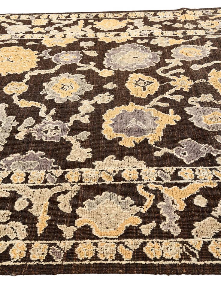 Detail image of 8' 5 x 10' 6  Hand Knotted Oushak Wool Rug