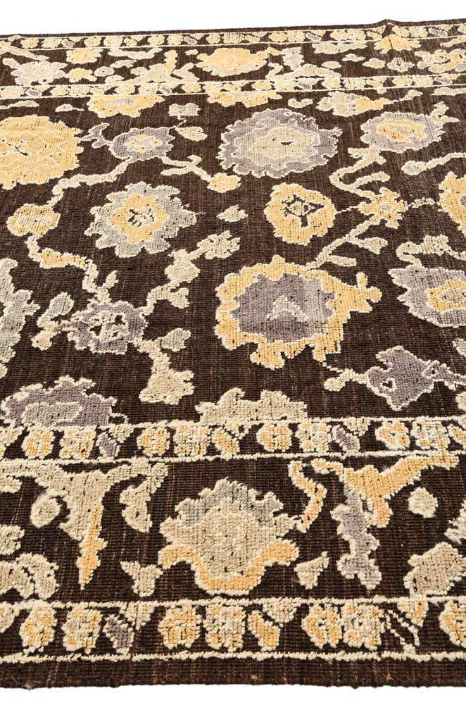 8' 5 x 10' 6 Hand Knotted Oushak Wool Rug