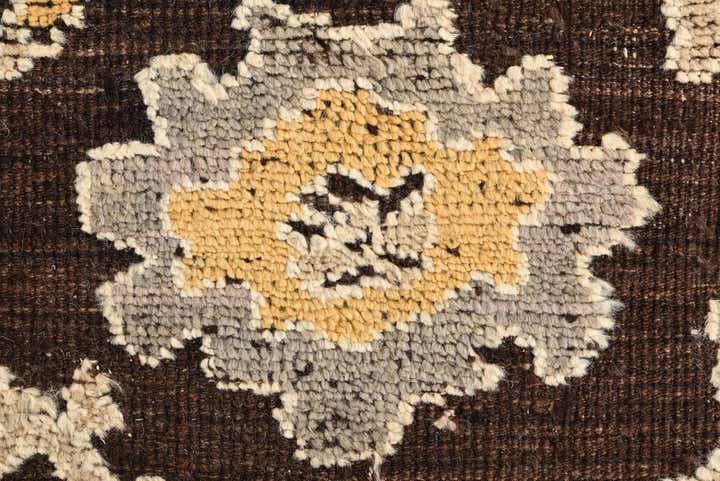 8' 5 x 10' 6 Hand Knotted Oushak Wool Rug