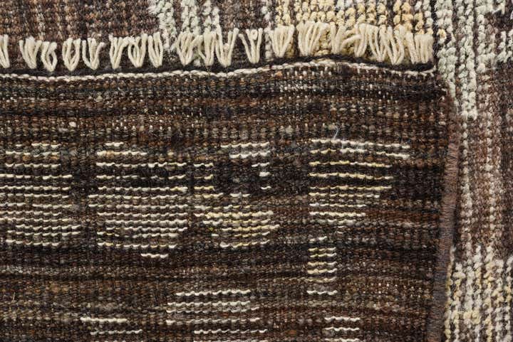 8' 8 x 12' 1 Hand Knotted Oushak Wool Rug