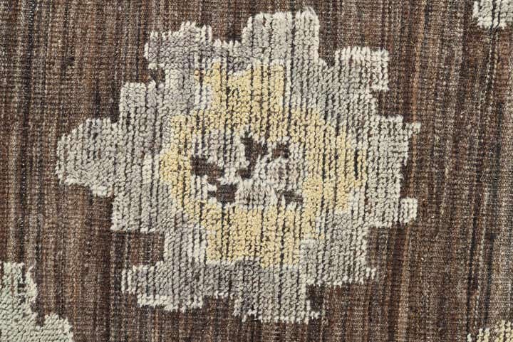 8' 8 x 12' 1 Hand Knotted Oushak Wool Rug