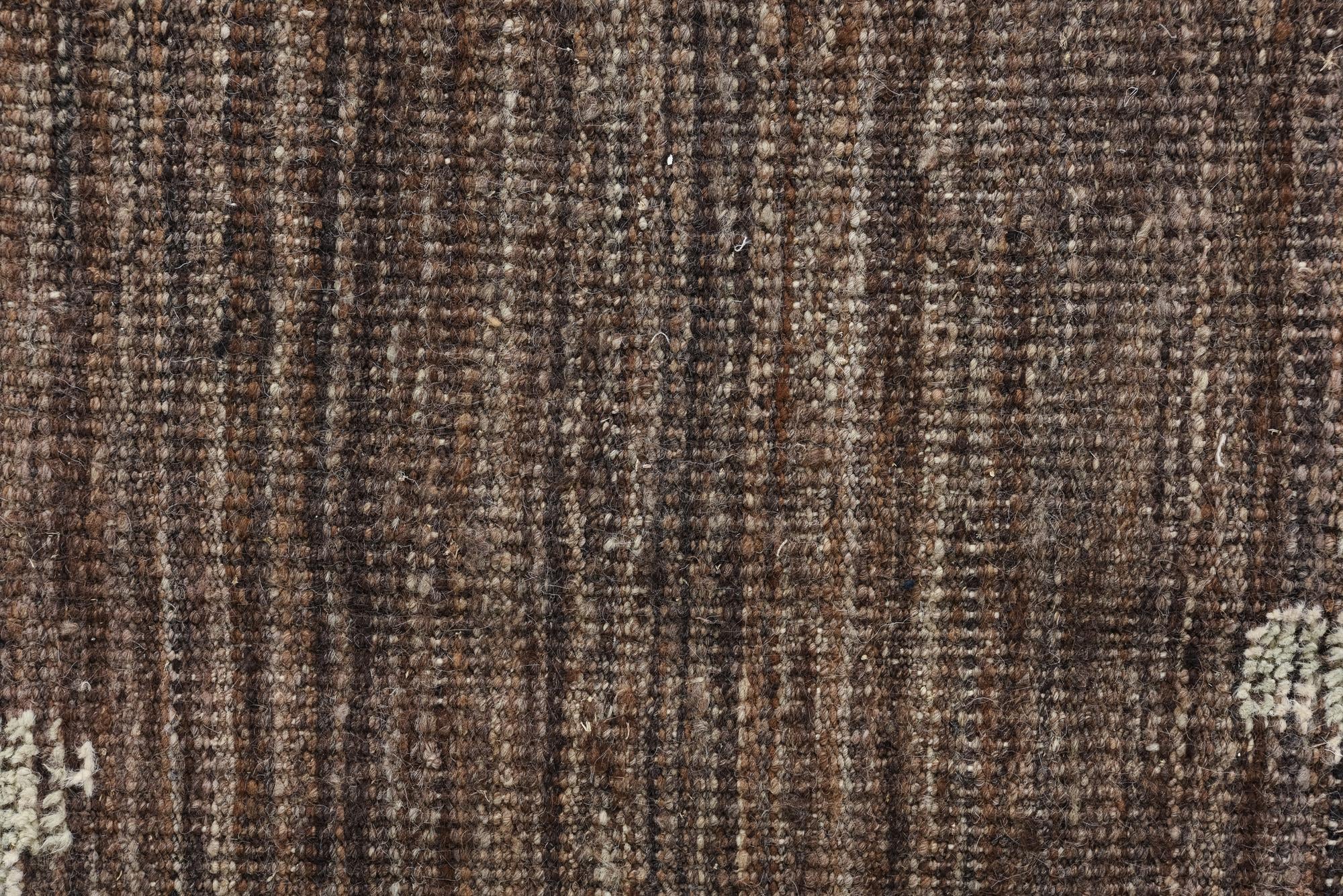 8' 8 x 12' 1 Hand Knotted Oushak Wool Rug