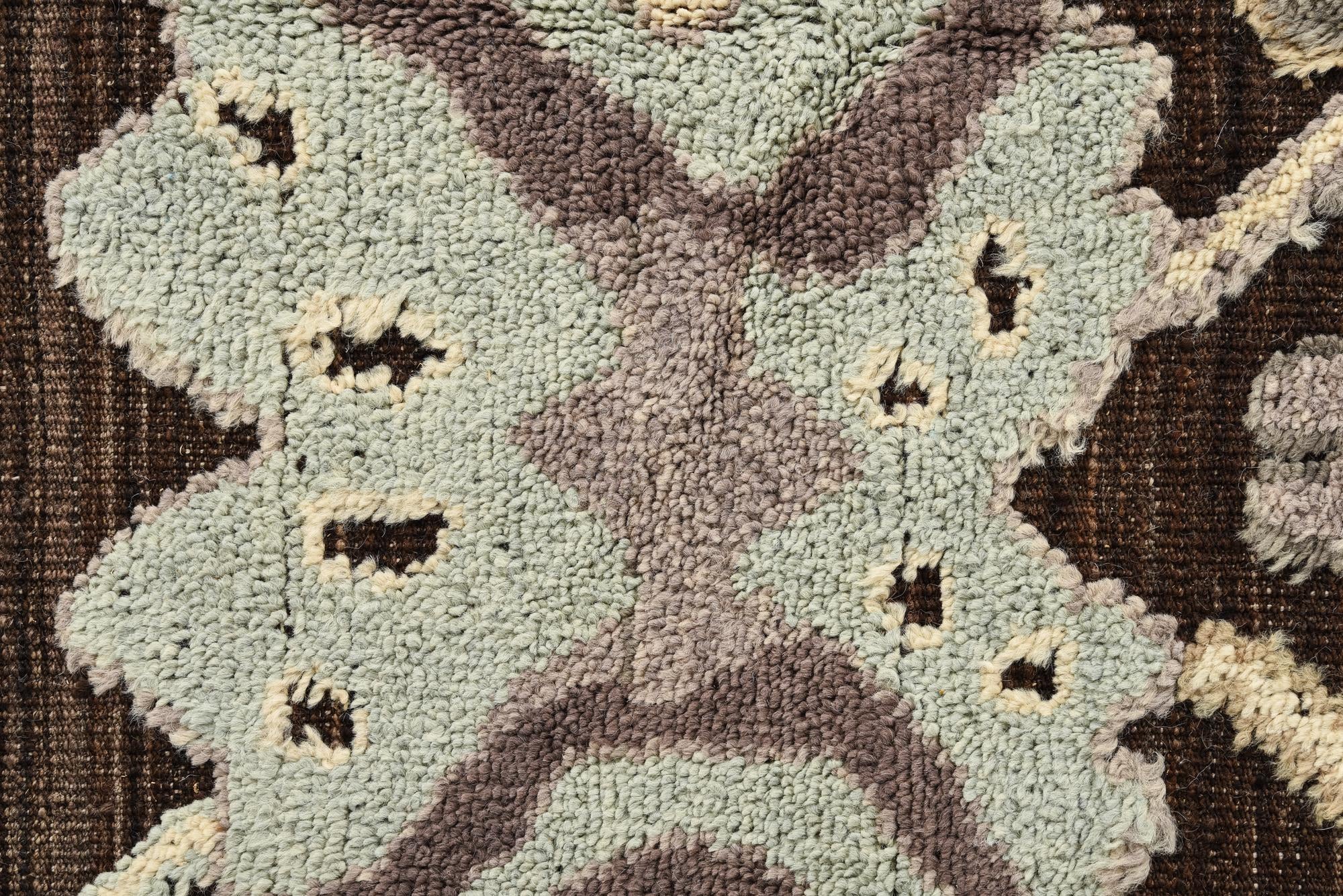 9' 4 x 13' Hand Knotted Oushak Wool Rug
