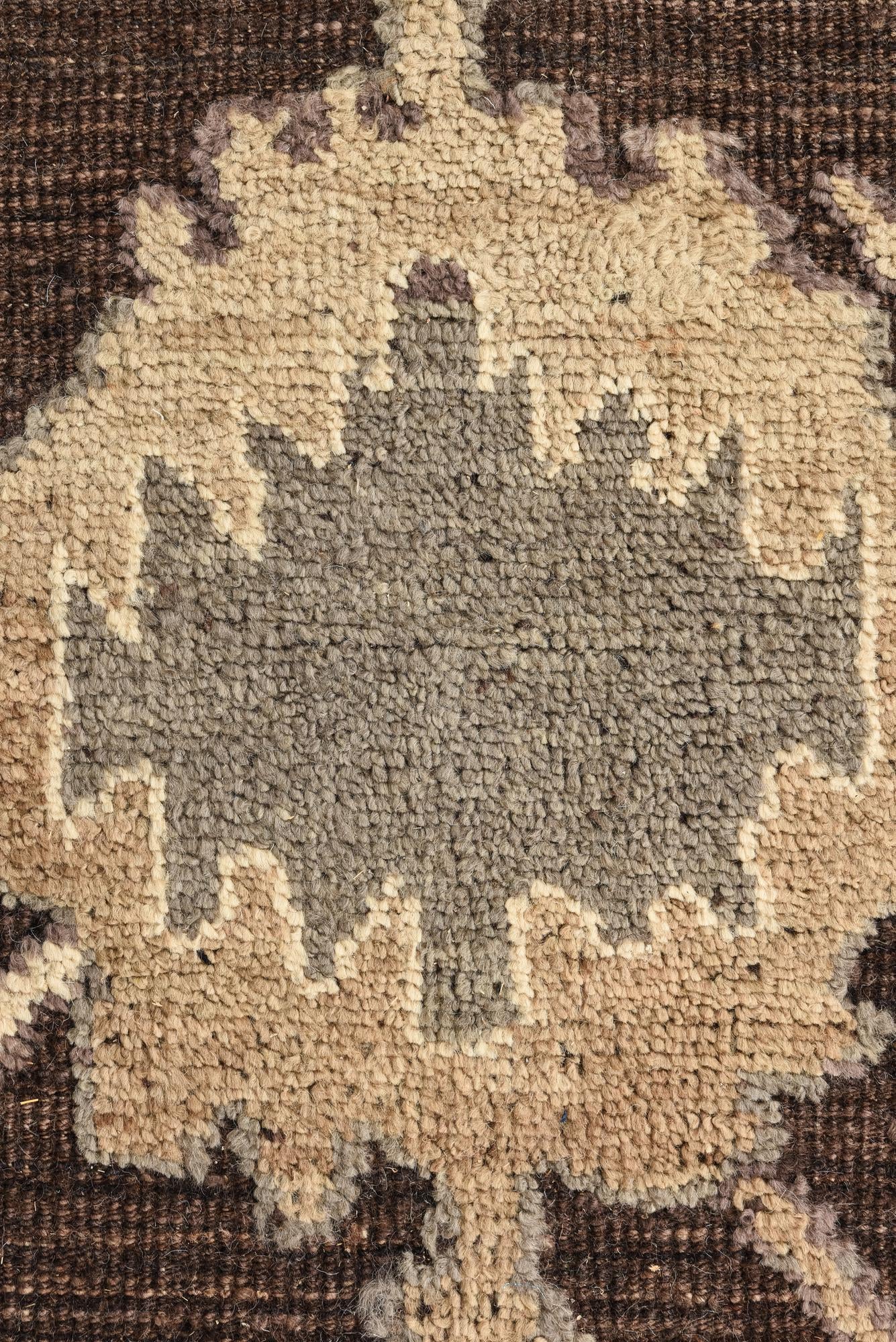 9' 4 x 12' 3 Hand Knotted Oushak Wool Rug
