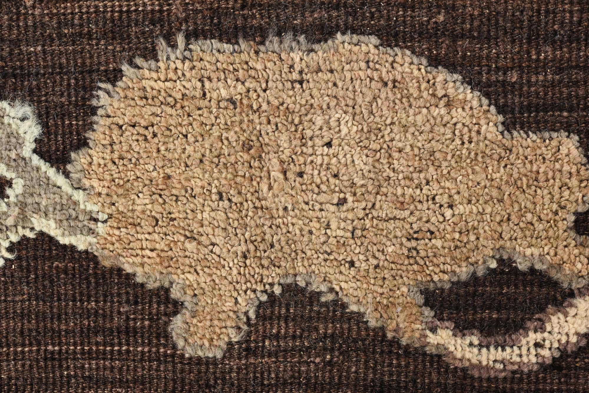 9' 4 x 12' 3 Hand Knotted Oushak Wool Rug