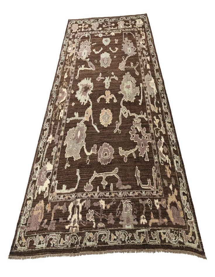 Detail image of 10' 4 x 14' 10  Hand Knotted Oushak Wool Rug