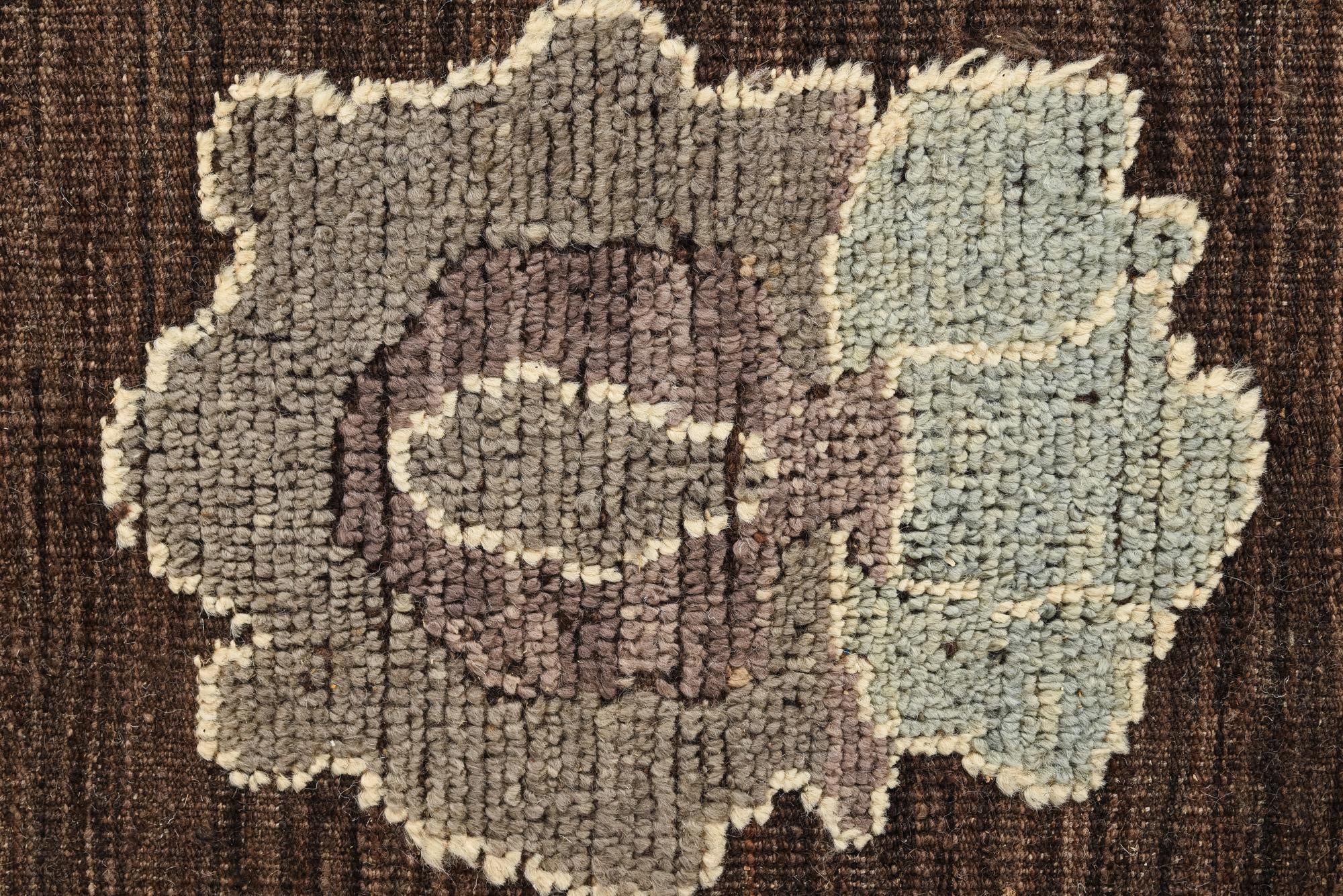 10' 4 x 14' 10 Hand Knotted Oushak Wool Rug