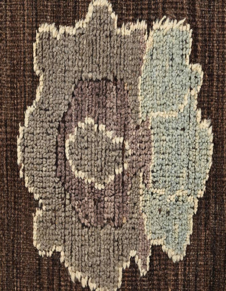 Detail image of 10' 4 x 14' 10  Hand Knotted Oushak Wool Rug