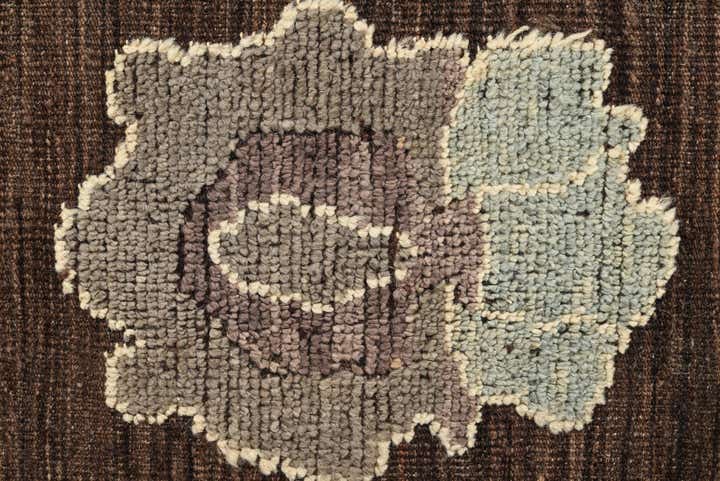 10' 4 x 14' 10 Hand Knotted Oushak Wool Rug